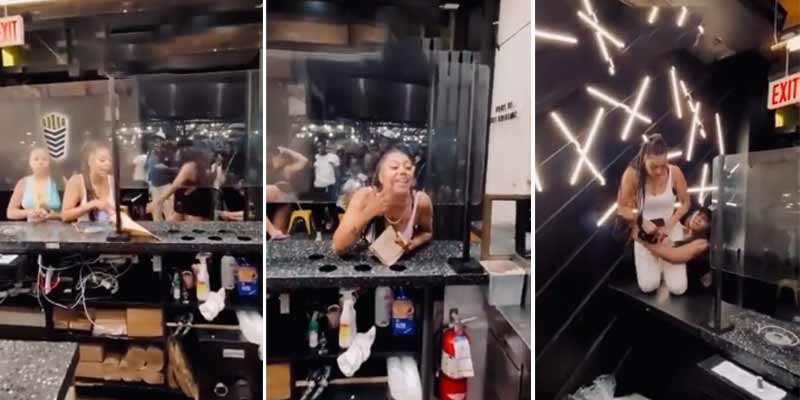 Tres mujeres destrozan un restaurante en Nueva York cuando pretenden cobrarles un par de dólares más por un extra de salsa