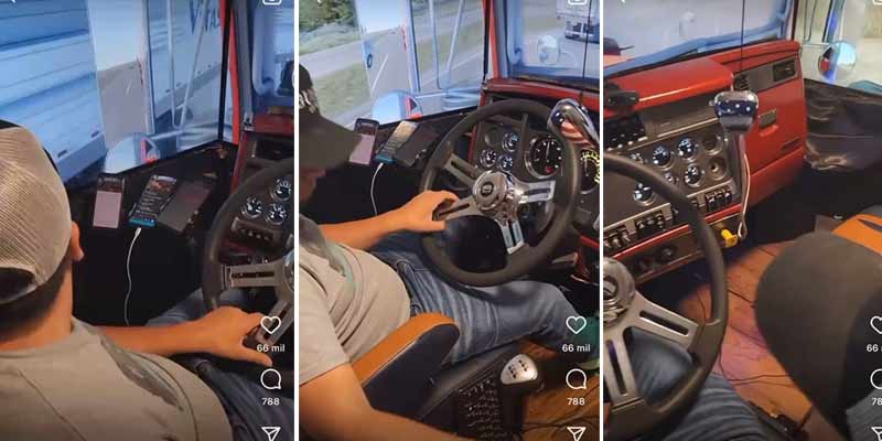 El simulador de conducción de camión más impresionante que vas a ver