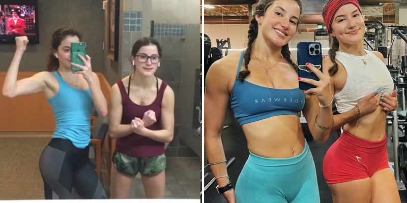 Estas chicas van a documentar su cambio físico en el gimnasio