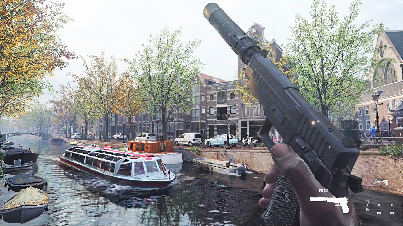 Comparando los gráficos de la misión de Amsterdam del "Modern Warfare 2" con la realidad y es una pasada