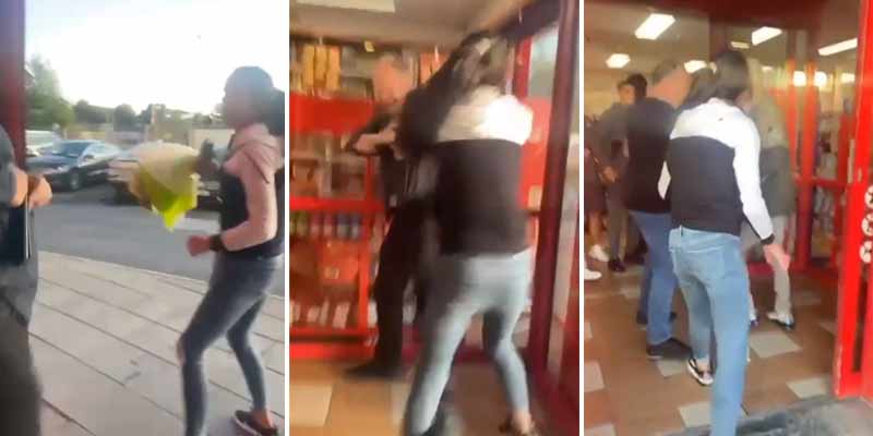 La pillan robando cerveza y encima ataca al gerente del supermercado