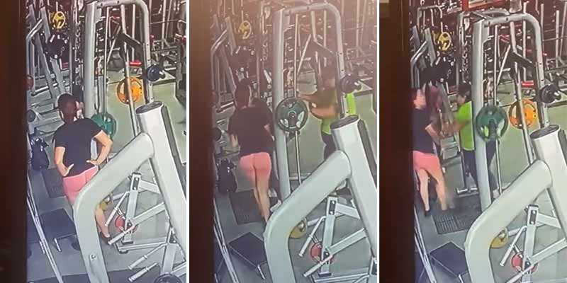 Dos mujeres se pelean en el gimnasio por el turno en una máquina