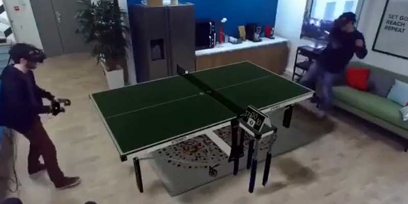 Jugando al ping pong con realidad aumentada