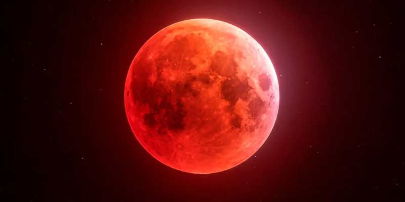 Timelapse del eclipse lunar de sangre