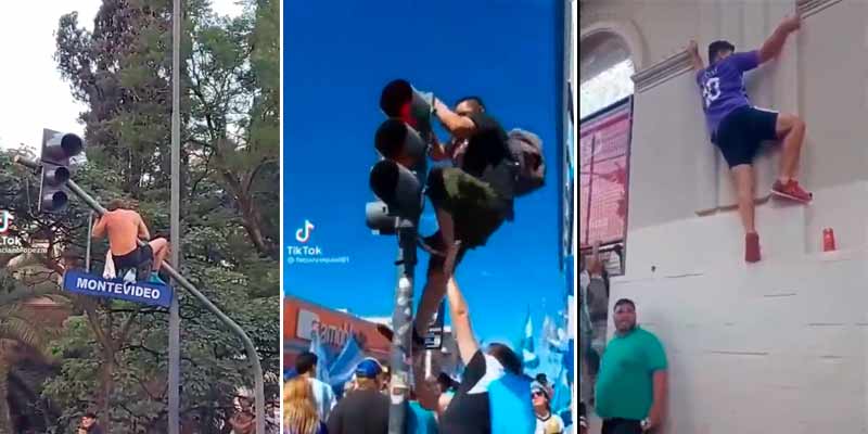 Gente teniendo accidentes durante las celebraciones en Argentina