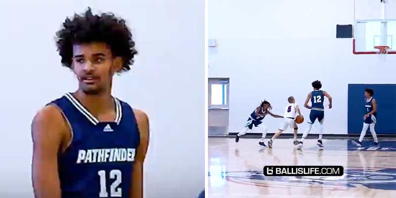 Se supone que este joven jugador de baloncesto tiene 14 años ¿nos lo creemos?