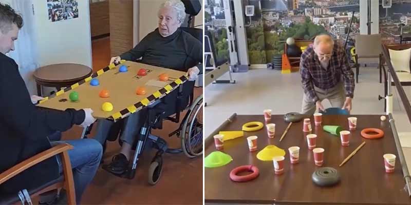 Inventa juegos divertidos y originales para los abuelos del hogar de ancianos
