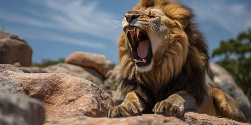 ¿Hay un animal más impresionante y majestuoso que el león?