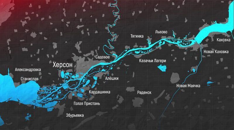 La presa de Nova Kakhovka ha sido destruida en Ucrania, cerca de Jersón