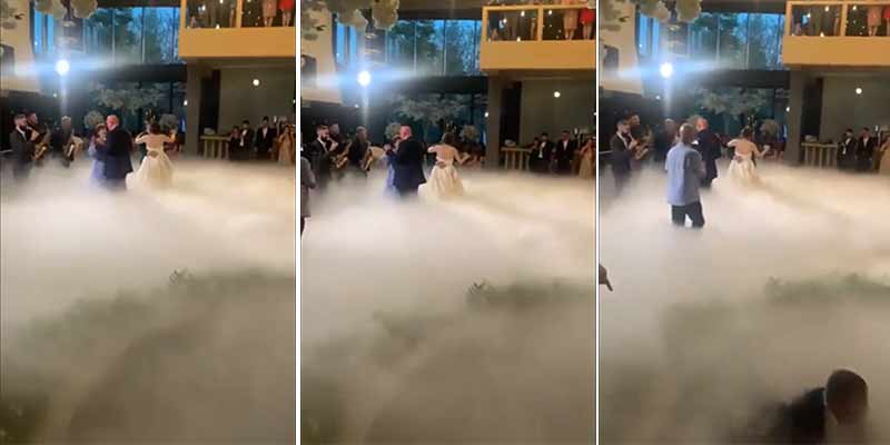 La idea de soltar niebla en la boda no va a gustar a todo el mundo