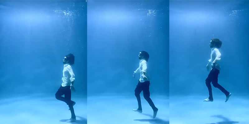 ¿El primer  bailarín submarino de la India?