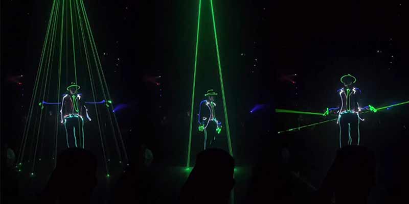 ¿Cómo harán este espectáculo con los laser?