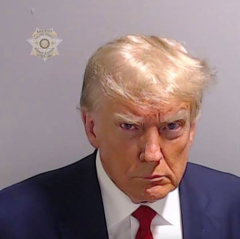 La fotografía de Trump fichado por la policía