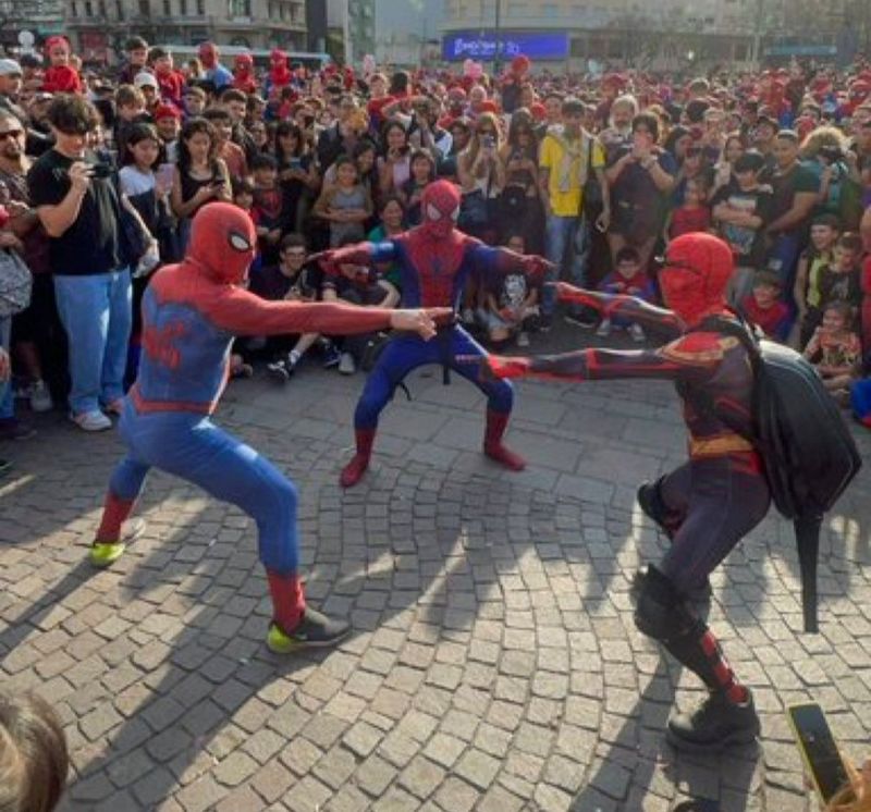 Récord Guinness en Argentina a la mayor reunión de Spider-Mans