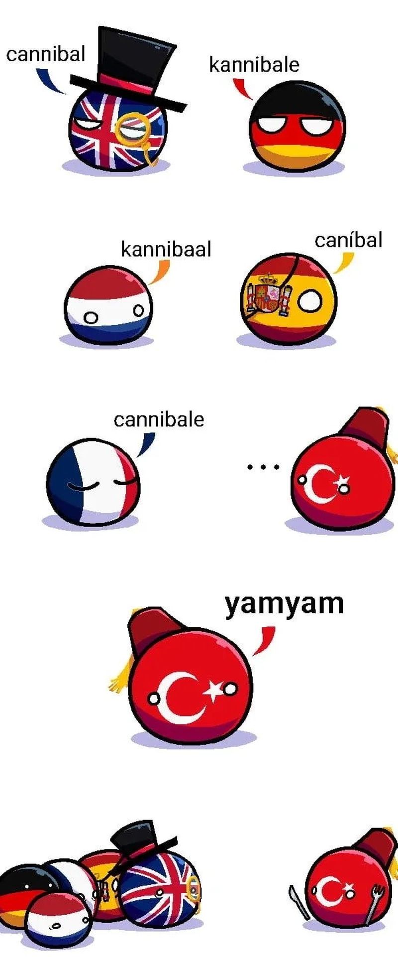 "Caníbal" en turco...