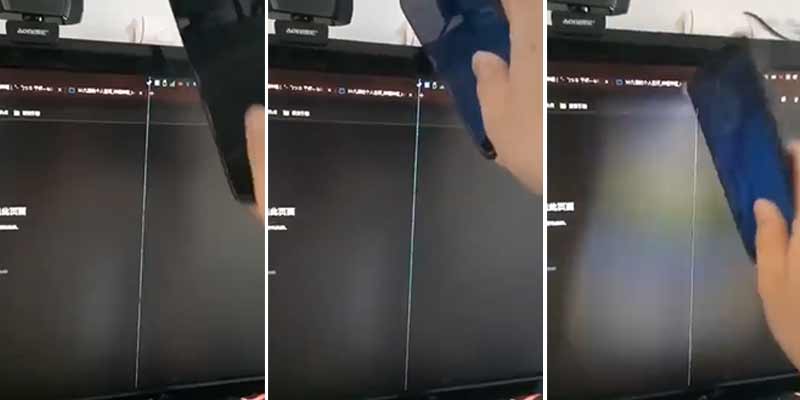 Técnica para arreglar un monitor estropeado