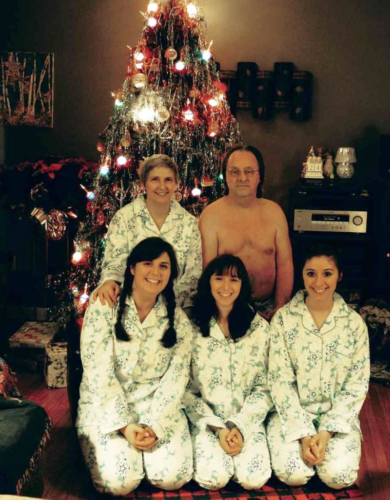 Las más divertidas e incómodas fotografías familiares navideñas