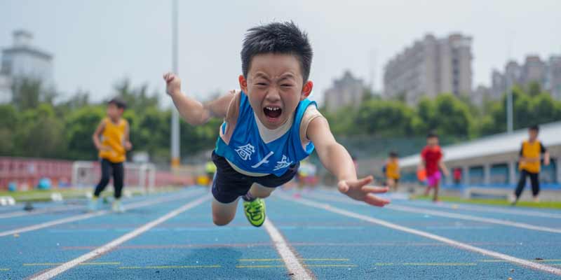 Igual el atletismo no es lo que mejor se le da a los asiáticos