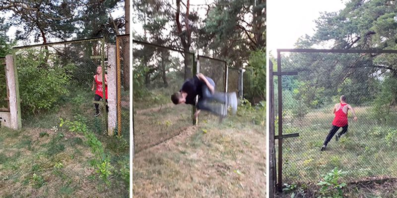 Distintas maneras de saltar una valla